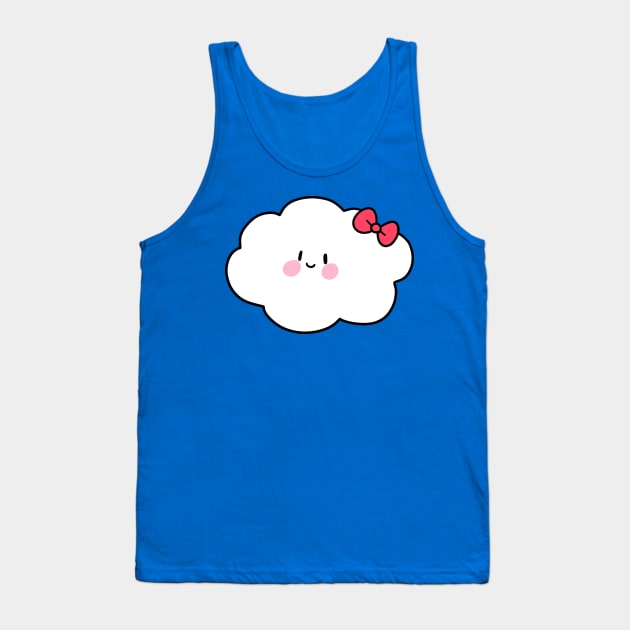 Cute Girly Cloud Tank Top by saradaboru